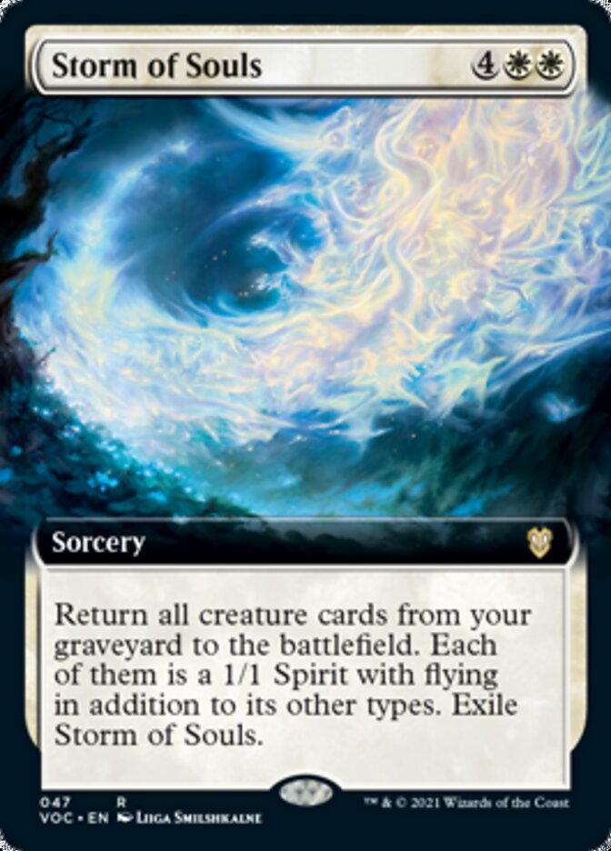Storm of Souls (Extended Art) [Innistrad: Crimson Vow Commander] | Rock City Comics