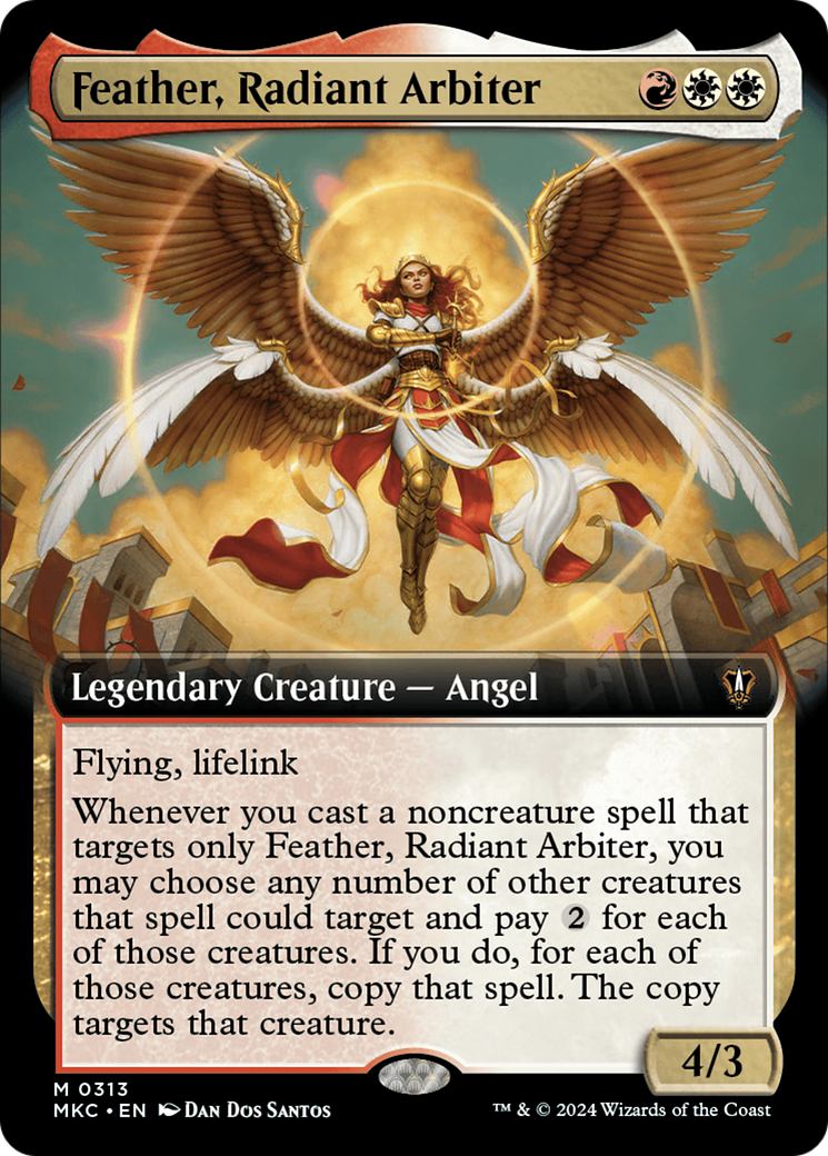 Feather, Radiant Arbiter (Extended Art) [Murders at Karlov Manor Commander] | Rock City Comics