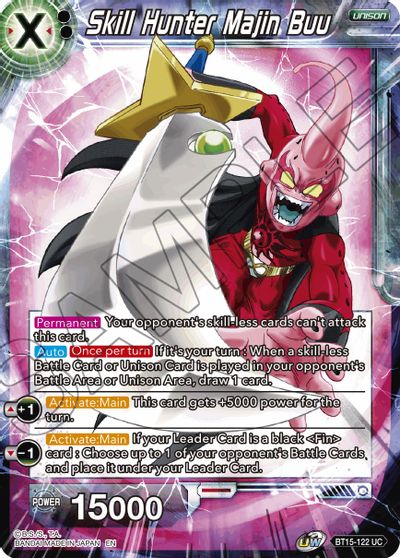 Skill Hunter Majin Buu (BT15-122) [Saiyan Showdown] | Rock City Comics