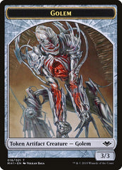 Soldier (004) // Golem (018) Double-Sided Token [Modern Horizons Tokens] | Rock City Comics