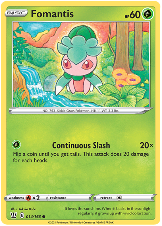 Fomantis (014/163) [Sword & Shield: Battle Styles] | Rock City Comics