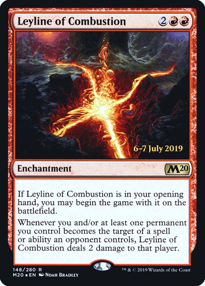 Leyline of Combustion [Core Set 2020 Prerelease Promos] | Rock City Comics