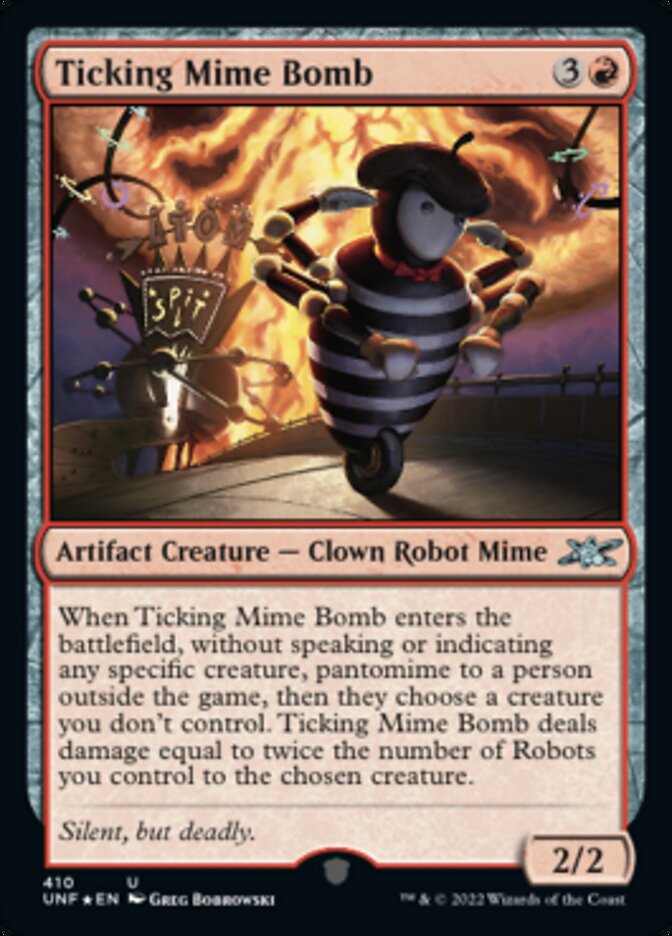 Ticking Mime Bomb (Galaxy Foil) [Unfinity] | Rock City Comics