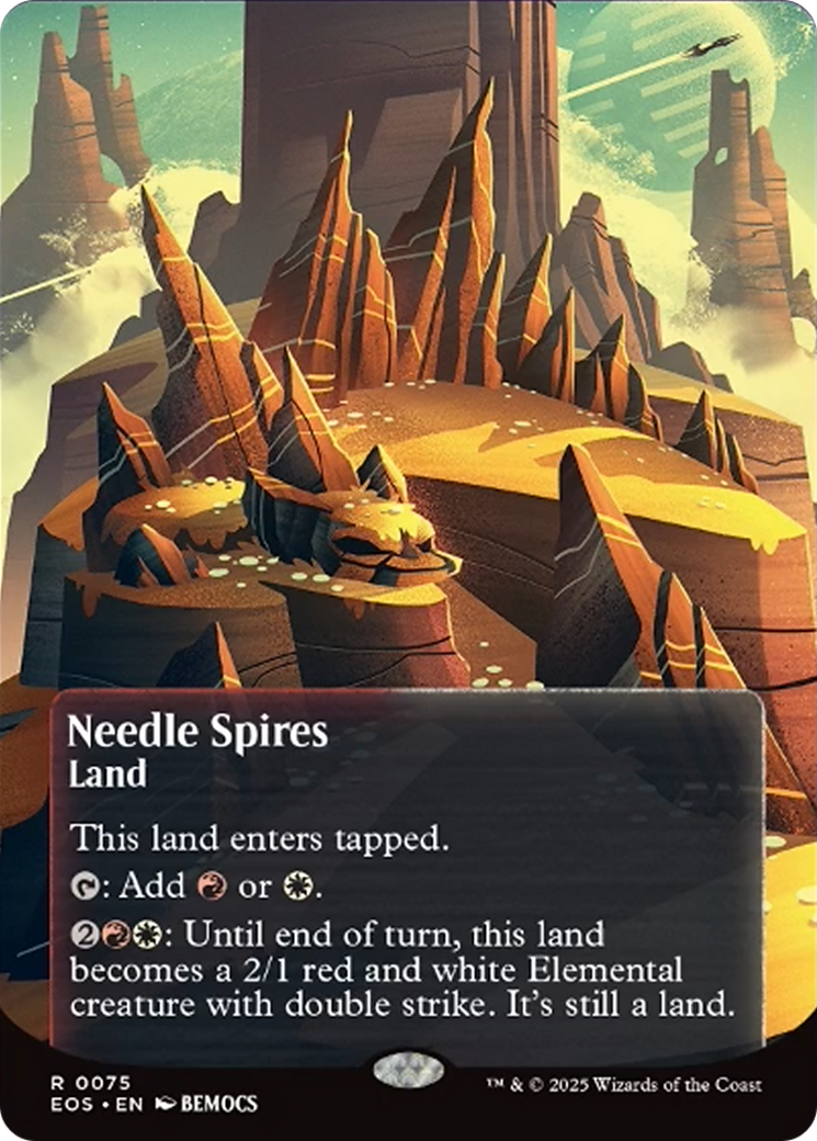 Needle Spires (0075) (Borderless) [Edge of Eternities: Stellar Sights] | Rock City Comics
