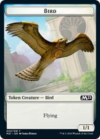 Bird // Cat (020) Double-Sided Token [Core Set 2021 Tokens] | Rock City Comics