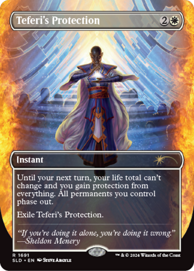 Teferi's Protection (1691) [Secret Lair: Sheldon's Spellbook] | Rock City Comics