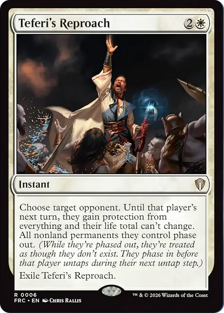 Teferi's Reproach [Reality Fracture Commander] | Rock City Comics