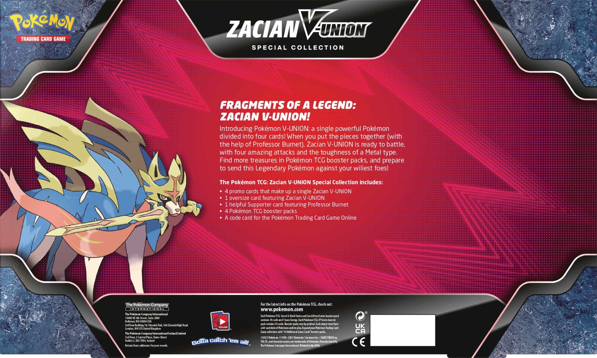 Special Collection (Zacian V-UNION) | Rock City Comics