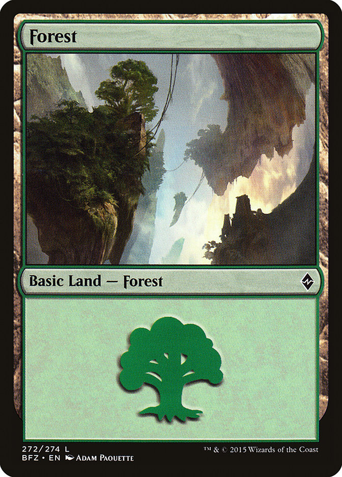 Forest (272) [Battle for Zendikar] | Rock City Comics