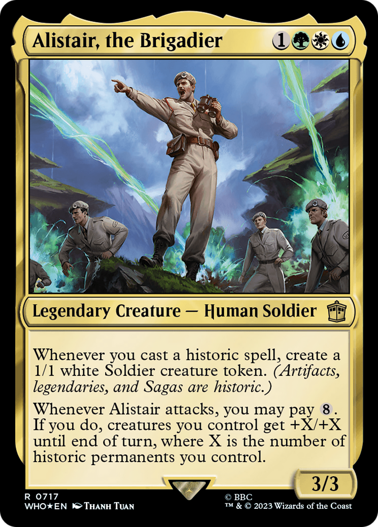Alistair, the Brigadier (Surge Foil) [Doctor Who] | Rock City Comics