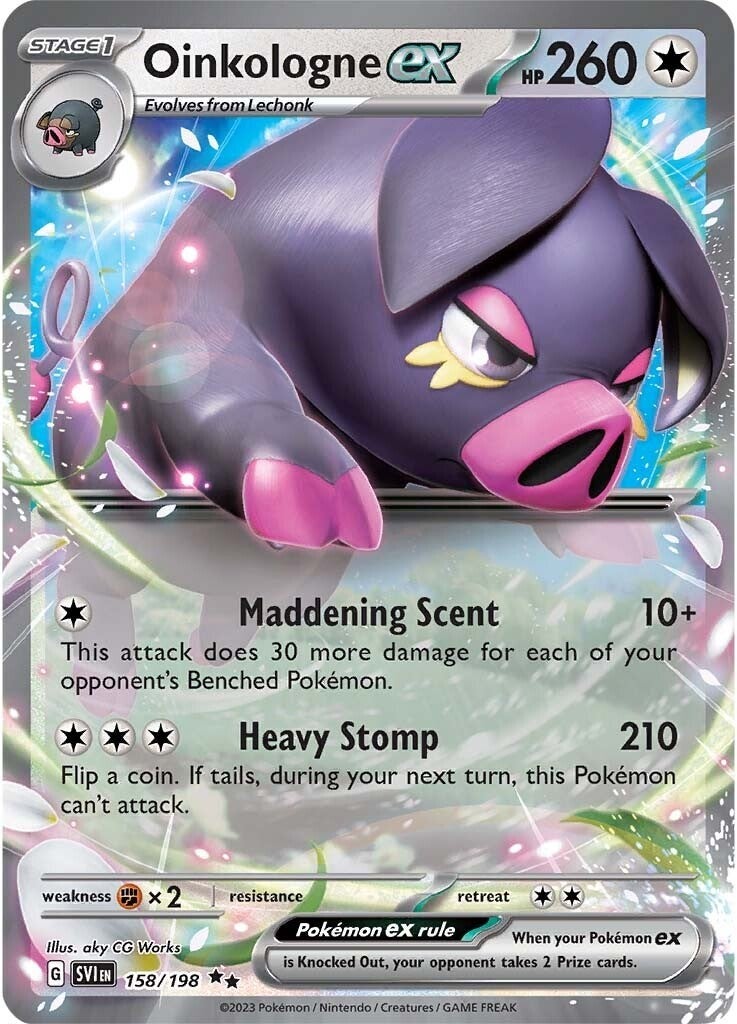 Oinkalogne ex (158/198) (Jumbo Card) [Scarlet & Violet: Base Set] | Rock City Comics