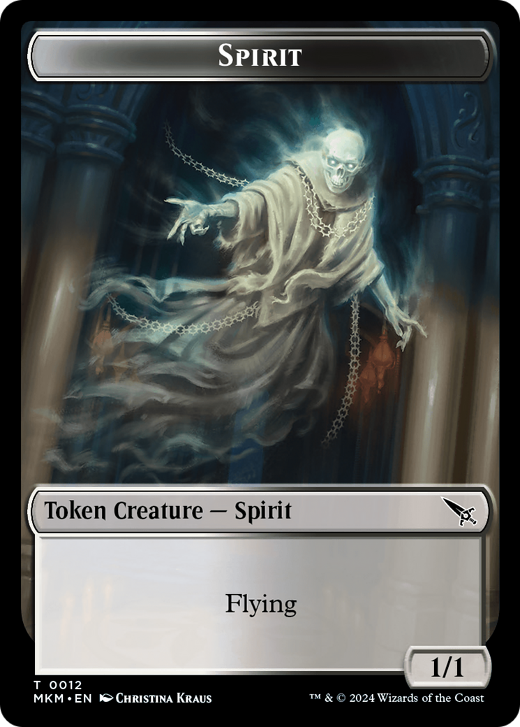 Spirit Token [Murders at Karlov Manor Tokens] | Rock City Comics