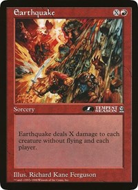 Earthquake (Oversized) [Oversize Cards] | Rock City Comics