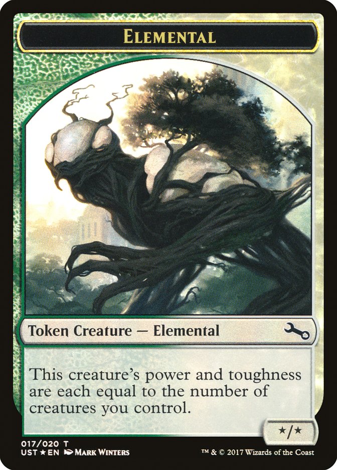 Elemental // Elemental Double-Sided Token (017/020) [Unstable Tokens] | Rock City Comics