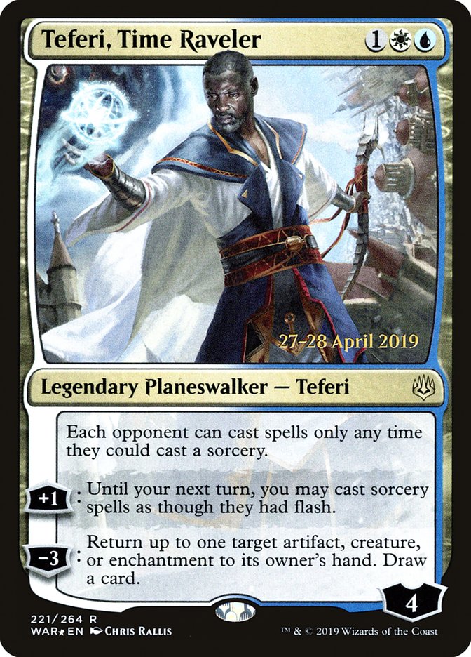 Teferi, Time Raveler [War of the Spark Prerelease Promos] | Rock City Comics