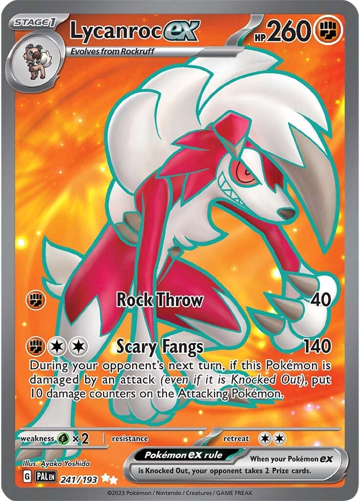 Lycanroc ex (241/193) [Scarlet & Violet: Paldea Evolved] | Rock City Comics