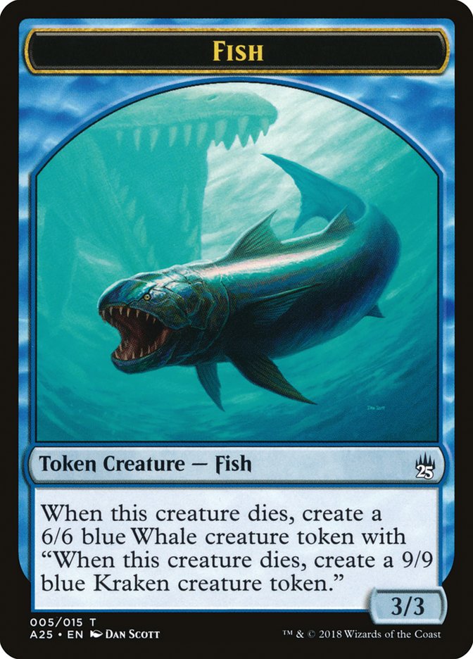 Fish Token [Masters 25 Tokens] | Rock City Comics