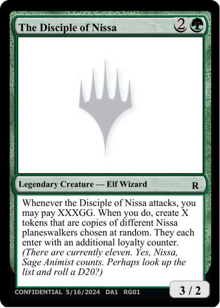 The Disciple of Nissa [Unknown Event] | Rock City Comics