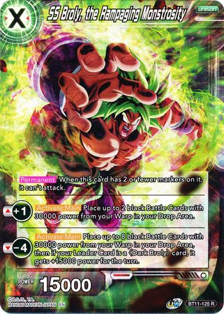 SS Broly, the Rampaging Monstrosity (BT11-125) [Vermilion Bloodline 2nd Edition] | Rock City Comics