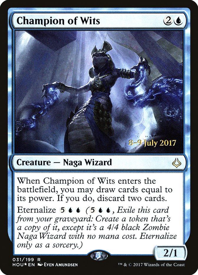 Champion of Wits [Hour of Devastation Prerelease Promos] | Rock City Comics