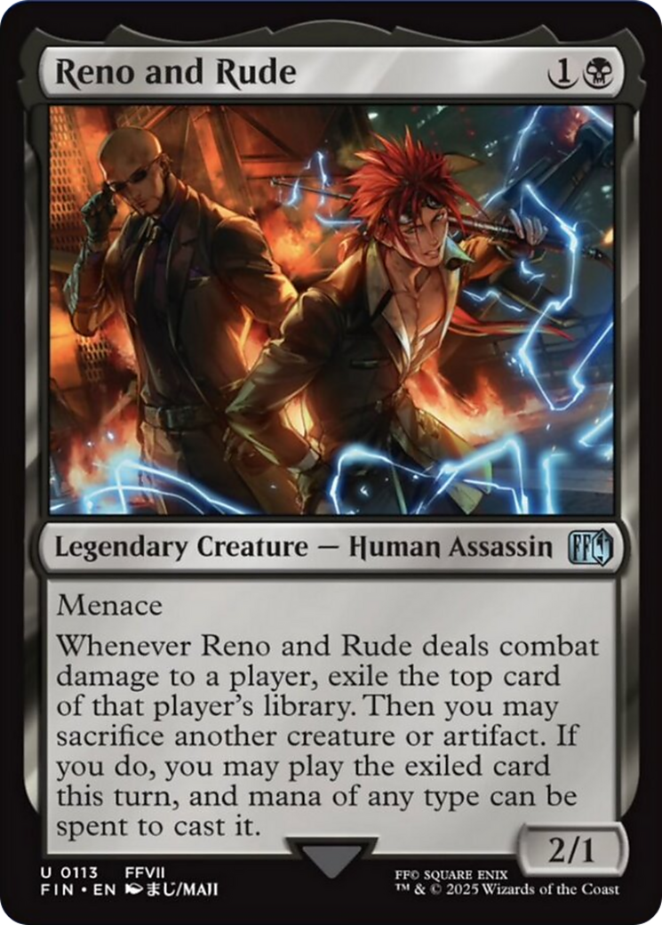 Reno and Rude [FINAL FANTASY] | Rock City Comics