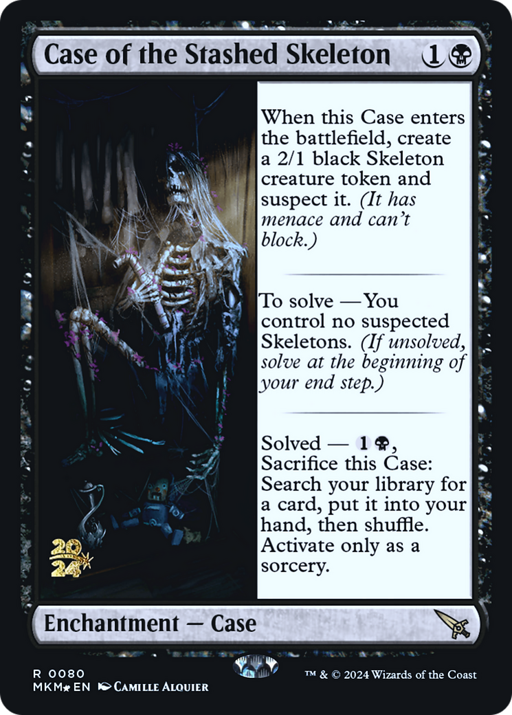 Case of the Stashed Skeleton [Murders at Karlov Manor Prerelease Promos] | Rock City Comics