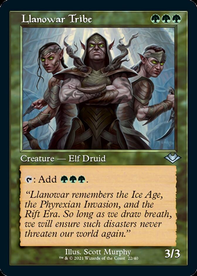 Llanowar Tribe (Retro) [Modern Horizons] | Rock City Comics