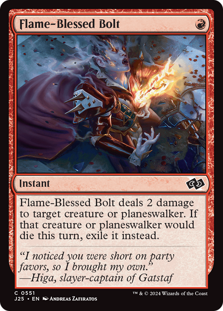 Flame-Blessed Bolt [Foundations Jumpstart] | Rock City Comics