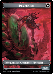 Incubator // Phyrexian (17) Double-Sided Token [March of the Machine Tokens] | Rock City Comics