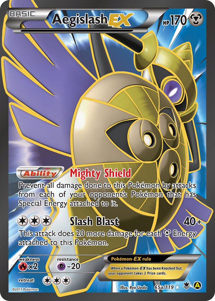 Aegislash EX (65a/119) [Alternate Art Promos] | Rock City Comics