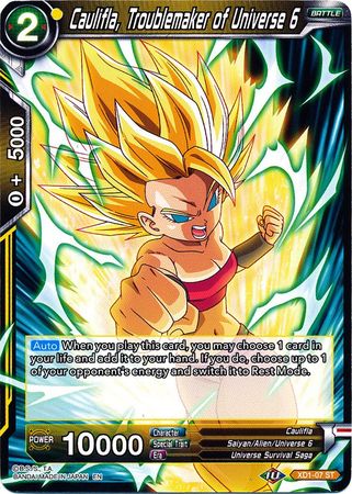 Caulifla, Troublemaker of Universe 6 (XD1-07) [Assault of the Saiyans] | Rock City Comics
