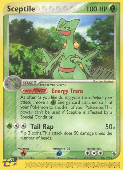 Sceptile (20/109) [EX: Ruby & Sapphire] | Rock City Comics