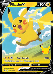 Pikachu V (SWSH143) (Celebrations) [Sword & Shield: Black Star Promos] | Rock City Comics