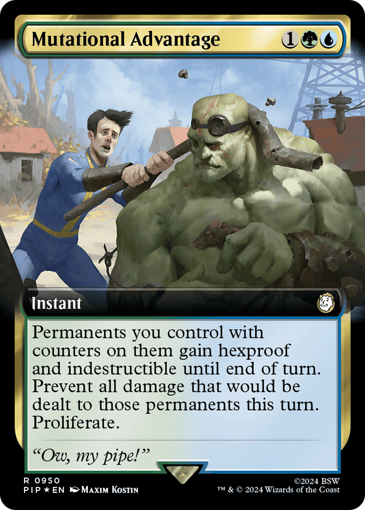 Mutational Advantage (Extended Art) (Surge Foil) [Fallout] | Rock City Comics