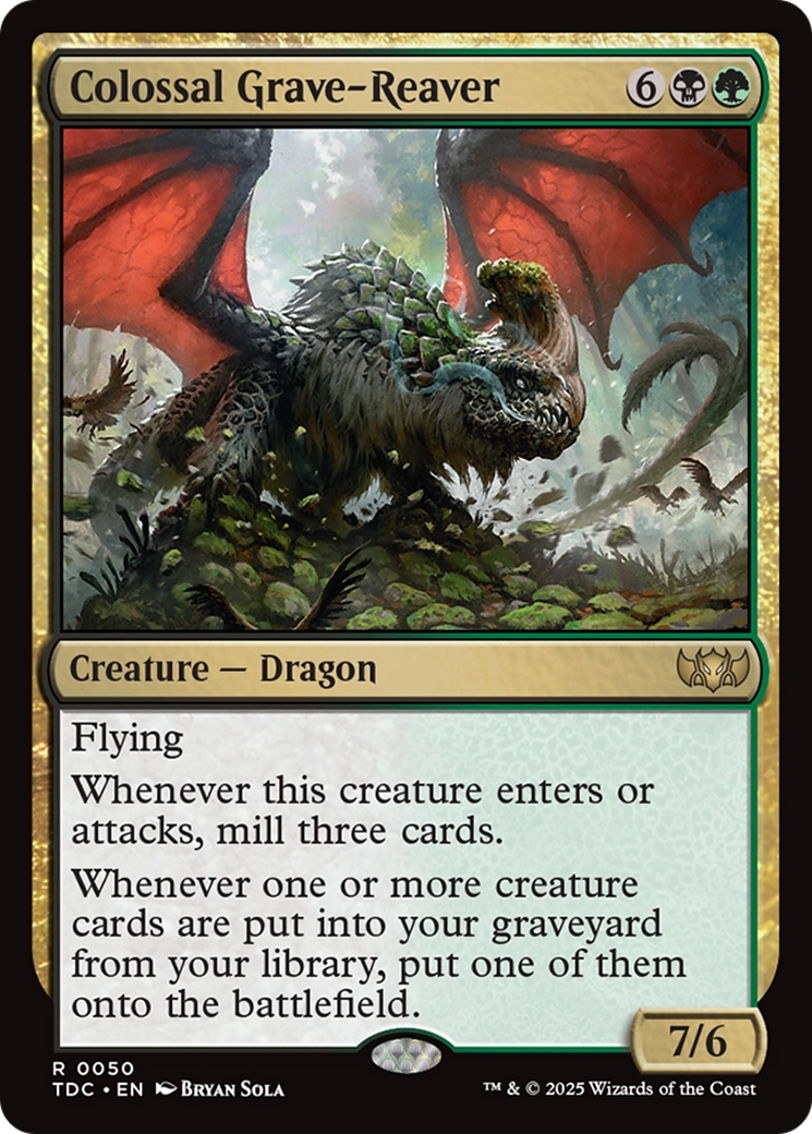 Colossal Grave-Reaver [Tarkir: Dragonstorm Commander] | Rock City Comics