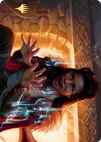 Birgi, God of Storytelling Art Card (Gold-Stamped Signature) [Kaldheim Art Series] | Rock City Comics