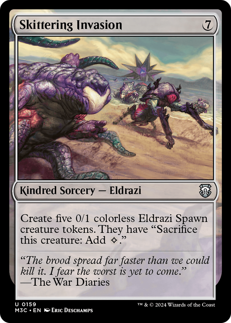 Skittering Invasion (Ripple Foil) [Modern Horizons 3 Commander] | Rock City Comics