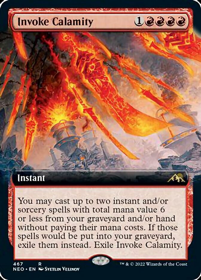 Invoke Calamity (Extended Art) [Kamigawa: Neon Dynasty] | Rock City Comics