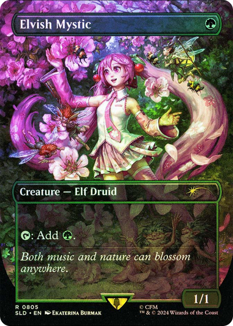 Elvish Mystic (0805) (Rainbow Foil) [Secret Lair Drop Series] | Rock City Comics