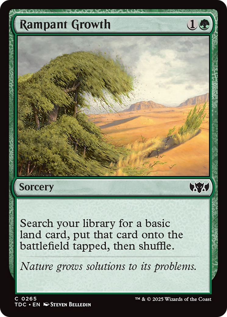 Rampant Growth [Tarkir: Dragonstorm Commander] | Rock City Comics