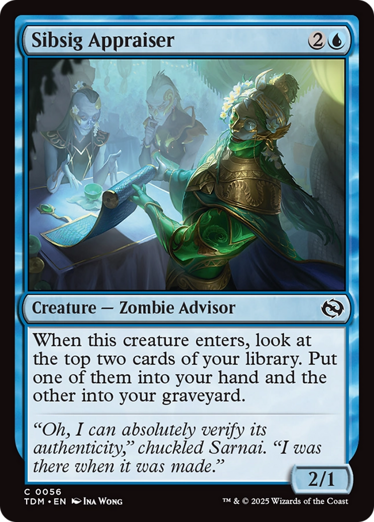 Sibsig Appraiser [Tarkir: Dragonstorm] | Rock City Comics