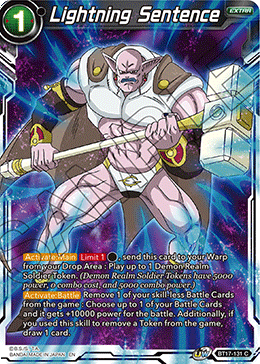 Lightning Sentence (BT17-131) [Ultimate Squad] | Rock City Comics