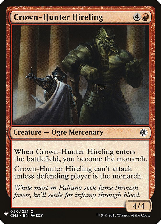 Crown-Hunter Hireling [Mystery Booster] | Rock City Comics