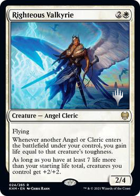 Righteous Valkyrie (Promo Pack) [Kaldheim Promos] | Rock City Comics