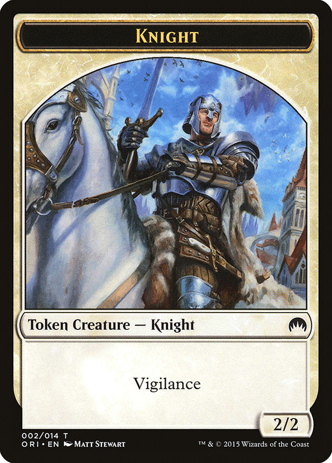 Knight Token [Magic Origins Tokens] | Rock City Comics