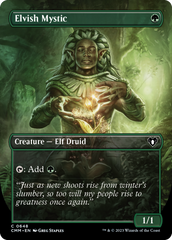 Elvish Mystic (Borderless Alternate Art) [Commander Masters] | Rock City Comics