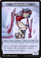 Phyrexian Mite (011) // Drone Double-Sided Token [Phyrexia: All Will Be One Tokens] | Rock City Comics