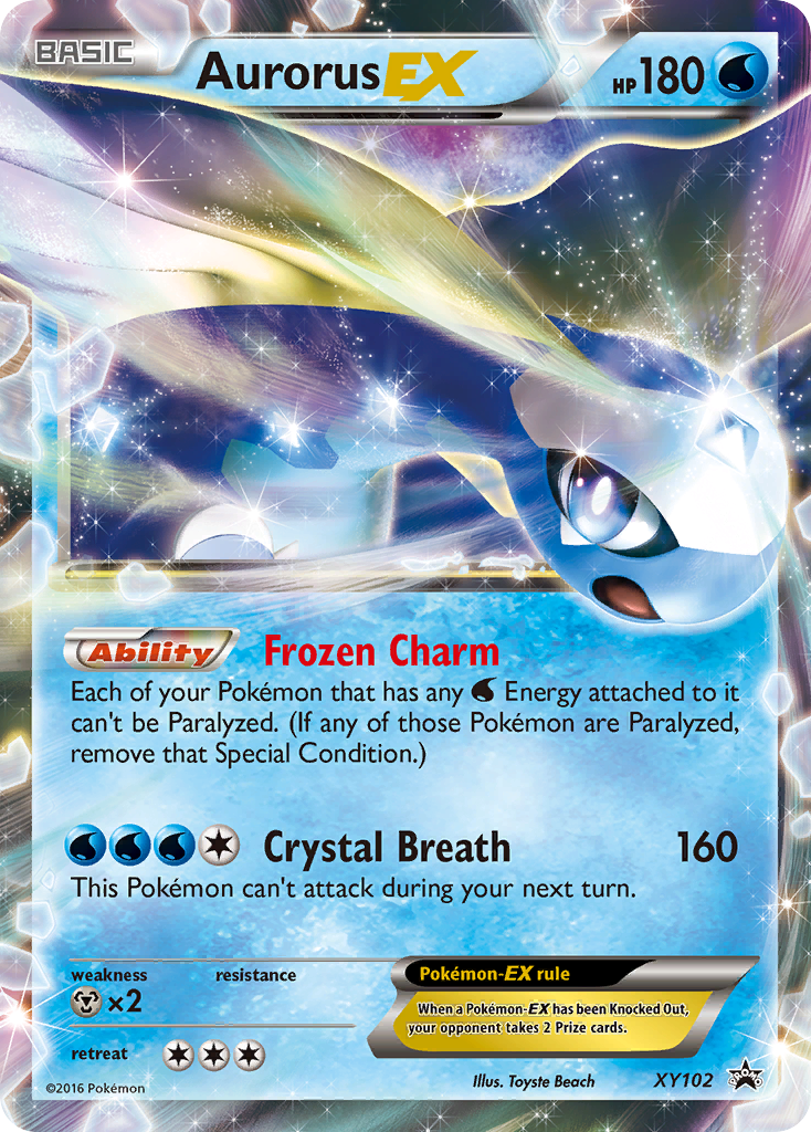 Aurorus EX (XY102) [XY: Black Star Promos] | Rock City Comics