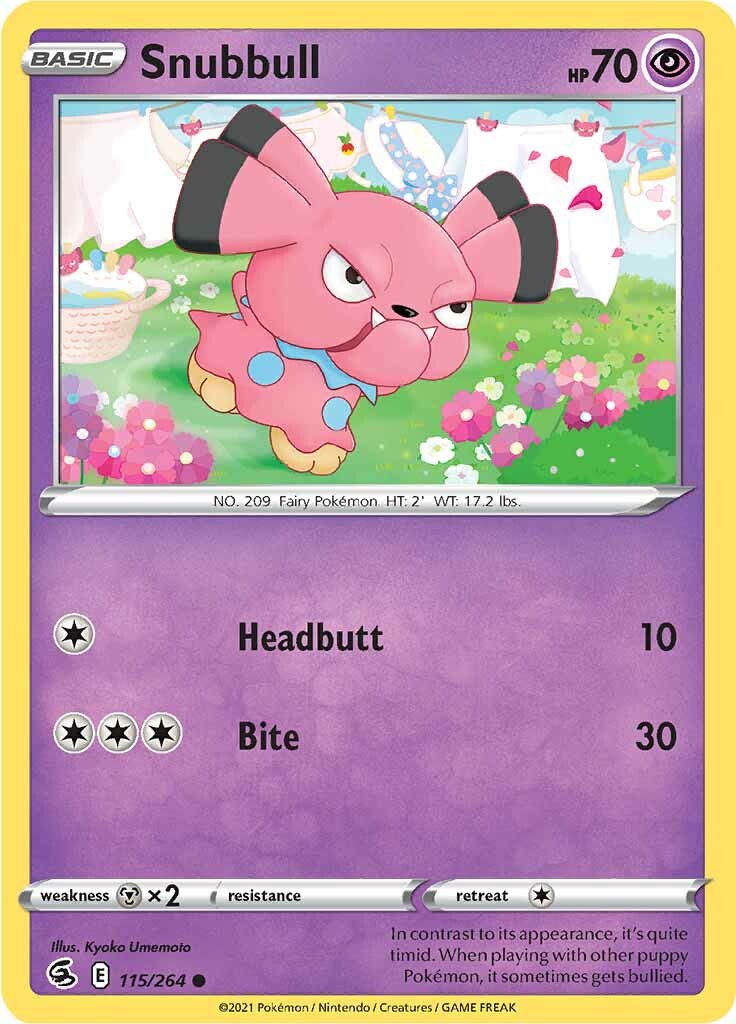 Snubbull (115/264) [Sword & Shield: Fusion Strike] | Rock City Comics