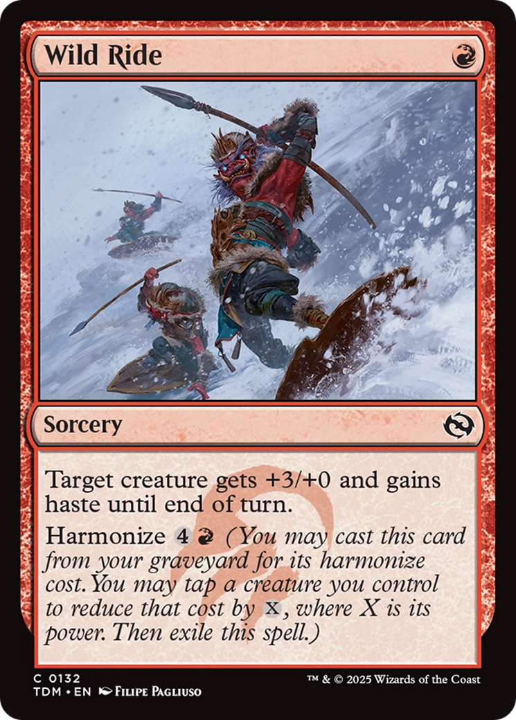 Wild Ride [Tarkir: Dragonstorm] | Rock City Comics